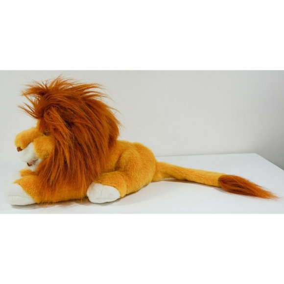 Disney Vintage 1993 The Lion King Simba NO SOUND 12" Plush Puppet Stuffed Animal - Picture 3 of 8